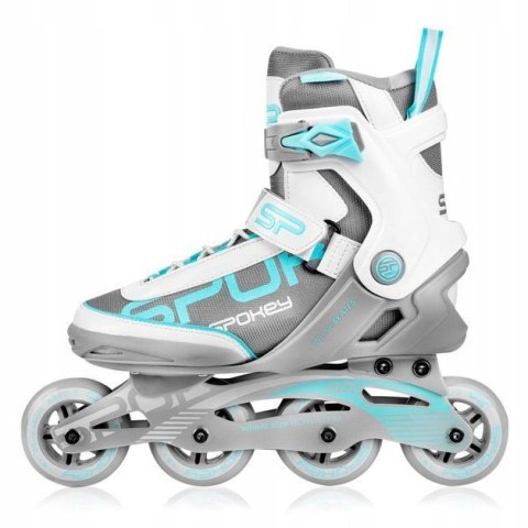 Rolki Spokey Prime Pro rozmiar 40 biało-turkusowe