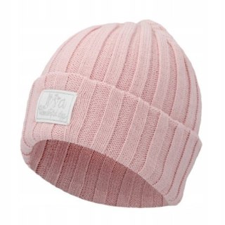 CZAPKA ZIMOWA Outventure DZIECIĘCA CIEPŁA r.54 różowa 100% AKRYL 7-12 lat