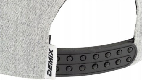 Czapka z daszkiem męska młodzieżowa Demix Szara 54cm 7-12lat Czapka z daszkiem męska młodzieżowa Demix Szara 54cm 7-12lat
