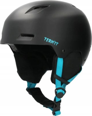 KASK NARCIARSKI SNOWBOARDOWY TERMIT model REBEL rozmiar L 58-61CZARNY