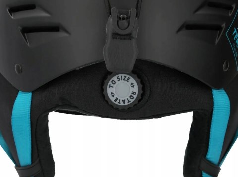 KASK NARCIARSKI SNOWBOARDOWY TERMIT model REBEL rozmiar L 58-61CZARNY KASK NARCIARSKI SNOWBOARDOWY TERMIT model REBEL rozmiar L 58-61CZARNY