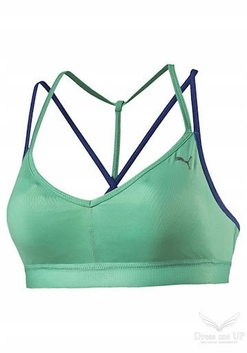 Zielony biustonosz sportowy Yogini Live Bra miętowy Puma r. M Zielony biustonosz sportowy Yogini Live Bra miętowy Puma r. M